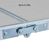 KILIROO Camping Table 60cm Silver - Top-Down View