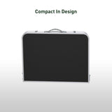 KILIROO Camping Table 60cm Black - 45-Degree Angle