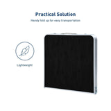 KILIROO Camping Table 120cm Black (With Grey Storage Bag) - Top-Down View