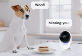Laxihub 5G Indoor Home Security Camera 1080P FHD Minicam - Top-Down View