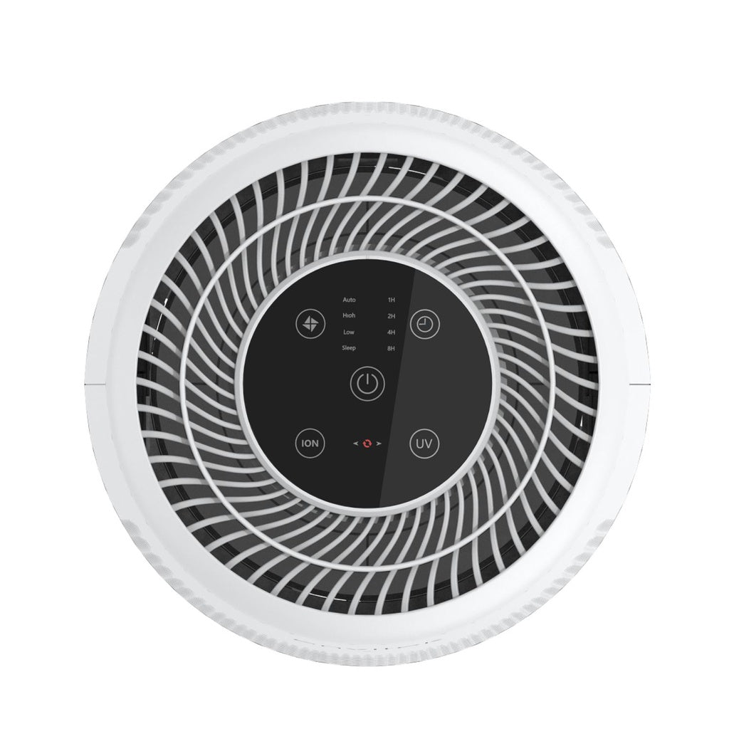 MIRAKLASS Ozone-Free HEPA Air Purifier with 3-Speed Operation and Negative Ion Technology