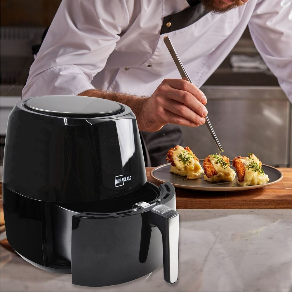 Miraklass 7L Healthy Air Fryer with LCD Display and 8 Cooking Presets