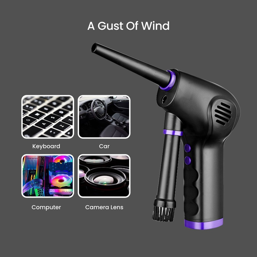 MiraKlass 45000RPM Cordless Air Duster with 6000mAh Battery