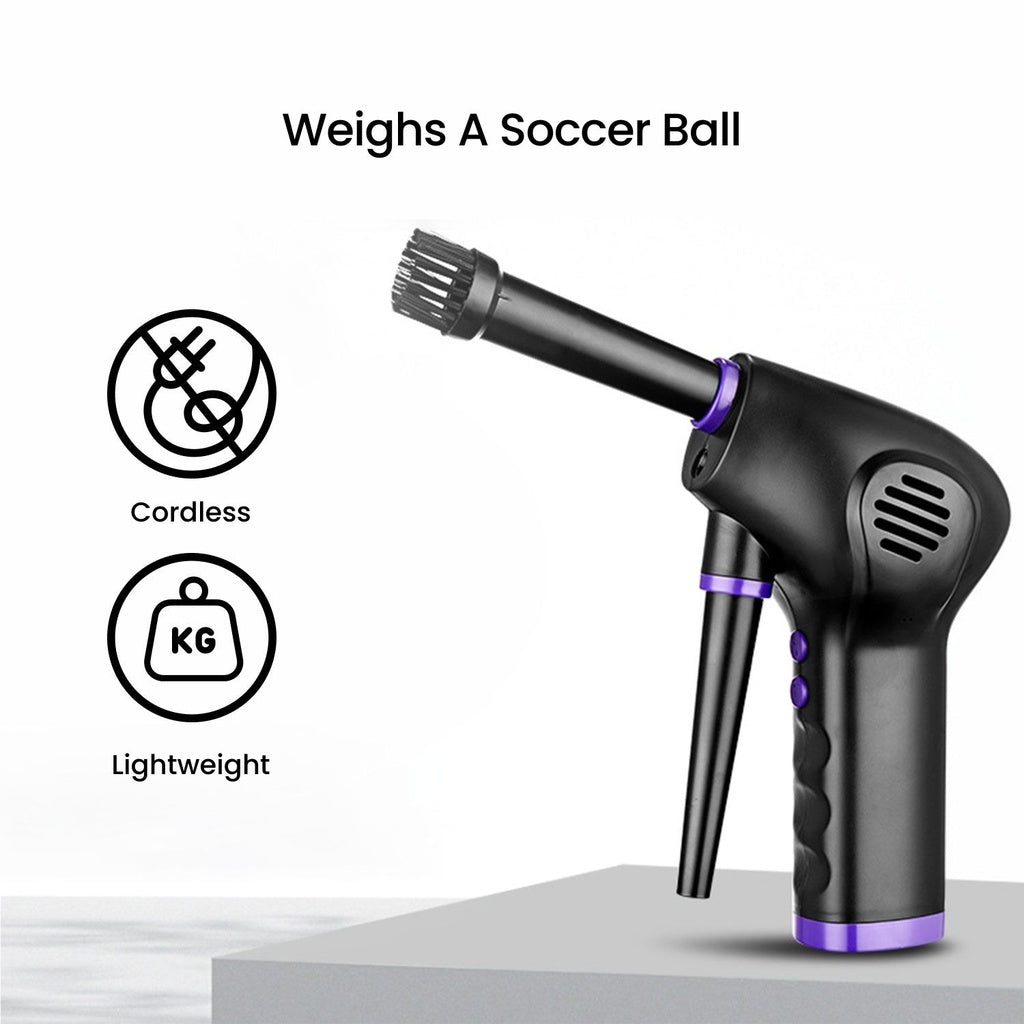 MiraKlass 45000RPM Cordless Air Duster with 6000mAh Battery