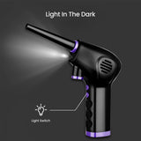 MiraKlass 45000RPM Cordless Air Duster with 6000mAh Battery - 45-Degree Angle