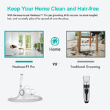 Neakasa Pet Grooming kit & Vacuum - Low Angle