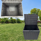 NOVEDEN Gardeon Outdoor Storage Box 118L Container Lockable (Black) - Extra Image