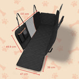 Ultimate Waterproof Pet Car Back Seat Protector with Safety Features - Extra Image