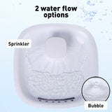 Floofi Pet Water Fountain Dispenser LED USB 3L - Rear View