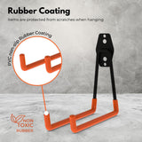 RYNOMATE 16 Pack Garage Hooks Heavy Duty (Orange) - 45-Degree Angle