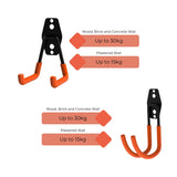 RYNOMATE 16 Pack Garage Hooks Heavy Duty (Orange) - Extra Image