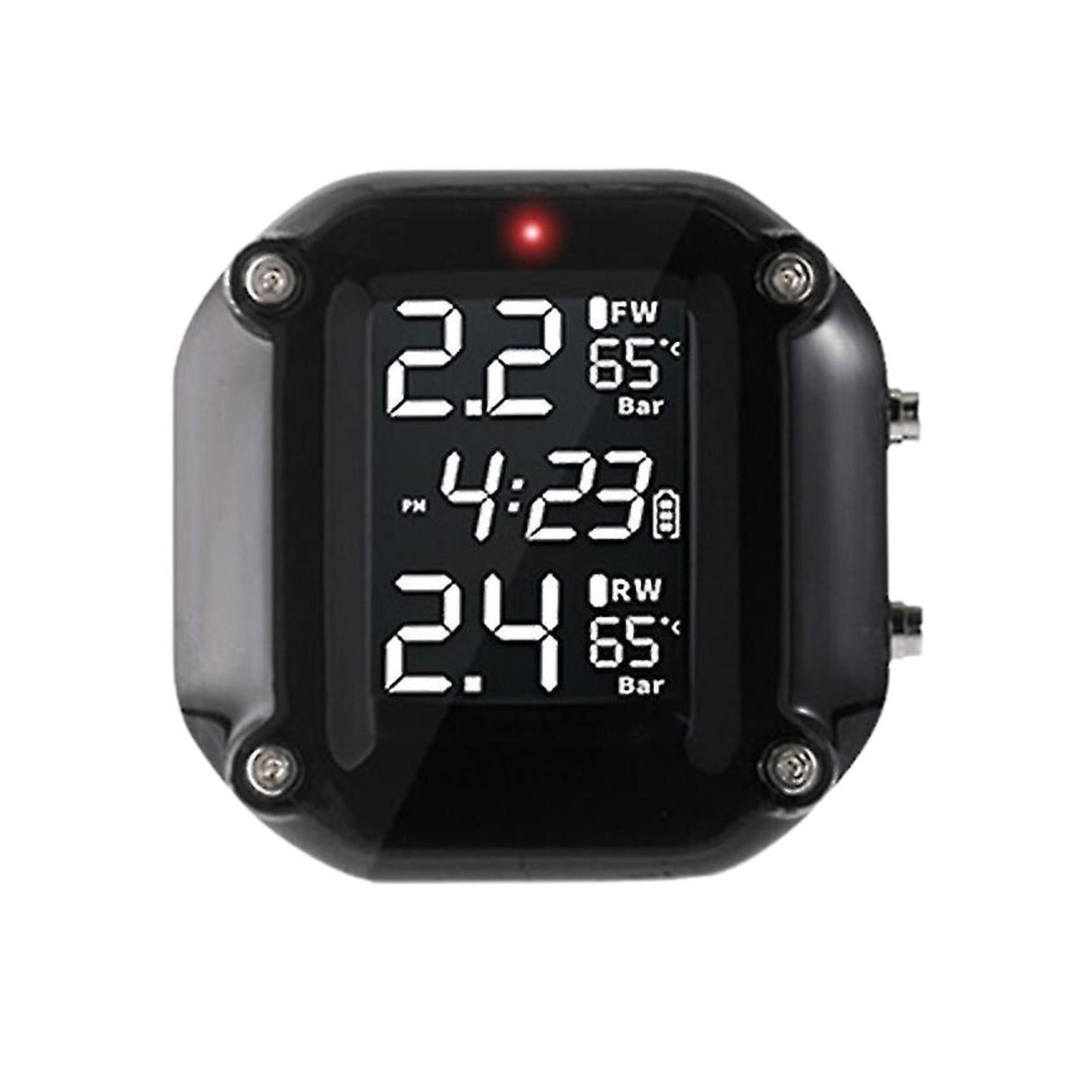 RYNOMATE Motorcycle Tire Pressure Monitoring System with Dual Sensors