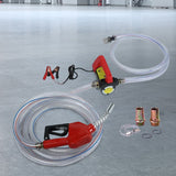 RYNOMATE 12V High-Performance Diesel and Kerosene Transfer Pump (45L/min) - Side View