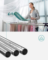 SONGMICS Foldable 2-Level Clothes Airer - Low Angle