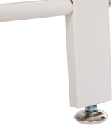 VASAGLE Coat Rack Stand 175cm White - Low Angle