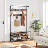 VASAGLE Coat Rack Stand - 45-Degree Angle