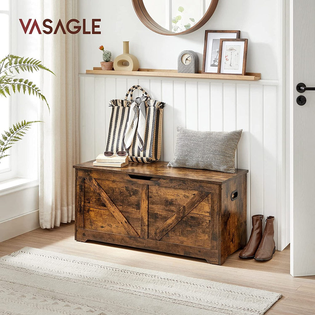 VASAGLE Storage Cabinet Vintage Brown