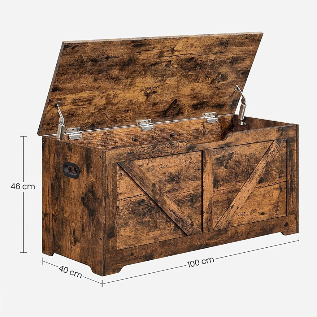 VASAGLE Storage Cabinet Vintage Brown