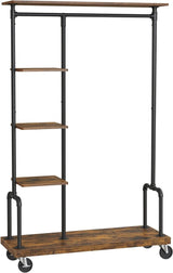 VASAGLE Clothes Rack Rustic Brown