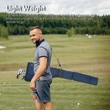 VERPEAK Foldable Golf Lightweight Carry Bag (Navy blue) - Close-Up Angle