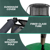 Verpeak Trampoline 10ft - Side View