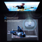 Compact YABER V2 720P Mini LCD Projector with WiFi and Enhanced Sound - 45-Degree Angle