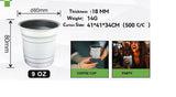 Aluminium coffee/beer cup - Front View