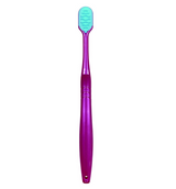 [6-PACK] EBISU Premiumcare Toothbrush No. 62 Whitening Broad Head Massage Toothbrush (pack of three) - Side View