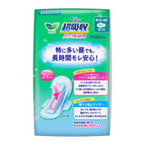 [6-PACK] Kao Japan Laurier Heavy Flow Daily super absorbent Sanitary Pads 24cm (22 pieces) - Front View