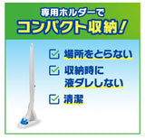 [6-PACK] Johnson Scrubbing Bubble Flushable Toilet Brush Floral Soap Scent Disposable (1 set) - 45-Degree Angle