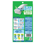 [6-PACK] Johnson Scrubbing Bubble Flushable Toilet Brush Floral Soap Scent Disposable (1 set) - Rear View