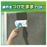 [6-PACK] Johnson Scrubbing bubble screen wiper(1 Wiper Body, 2 Sheets) - Top-Down View