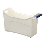 [6-PACK] INOMATA Japan Under-sink Storage Box Transparent With Casters 46*16*27cm - Front View