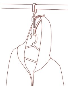 [10-PACK] KOKUBO Japan Clothes Peg Hangers