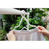 [10-PACK] KOKUBO Japan Foldable Hanger 2 in - Side View