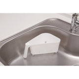 [10-PACK] KOKUBO Japan Single Handle Triangle Drain Basket Green - 45-Degree Angle