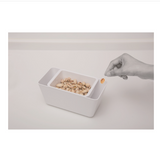 [10-PACK] KOKUBO Japan Double-layer Sliding Type Square Strainer Basket 1.5L - Front View