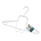 [10-PACK] KOKUBO Japan Hooded Clothes Special Hanger Three-dimensional Speed Dry - Front View