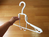 [10-PACK] KOKUBO Japan Hooded Clothes Special Hanger Three-dimensional Speed Dry - Side View