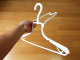 [10-PACK] KOKUBO Japan Hooded Clothes Special Hanger Three-dimensional Speed Dry - Rear View