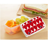 [6-PACK] Plune Food Storage Box 4-Piece Set Suitable for Refrigerator and Microwave Oven( 2 Size available ) A - Side View