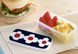 [6-PACK] Plune Food Storage Box 4-Piece Set Suitable for Refrigerator and Microwave Oven( 2 Size available ) A - Top-Down View