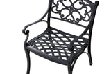 MARCO ALUMINIUM CHAIR(one pair) Black - Side View