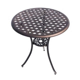 MAURITIUS CAST ALUMINIUM 3 PCS SETTING - Side View