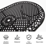 Fiji oval dining table - 45-Degree Angle