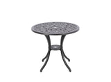 Remy Aluminium Table Black - Front View