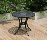 Remy Aluminium Table Black - 45-Degree Angle