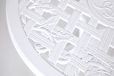 Remy Aluminium Table White - Front View
