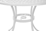Marco Aluminium 90cm table - Side View