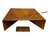 Firepit with Ash Tray with 0.11 Mild Steel"